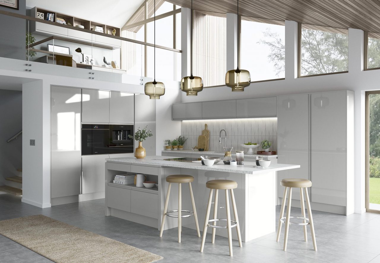 Strada Gloss Light Grey Main Shoot